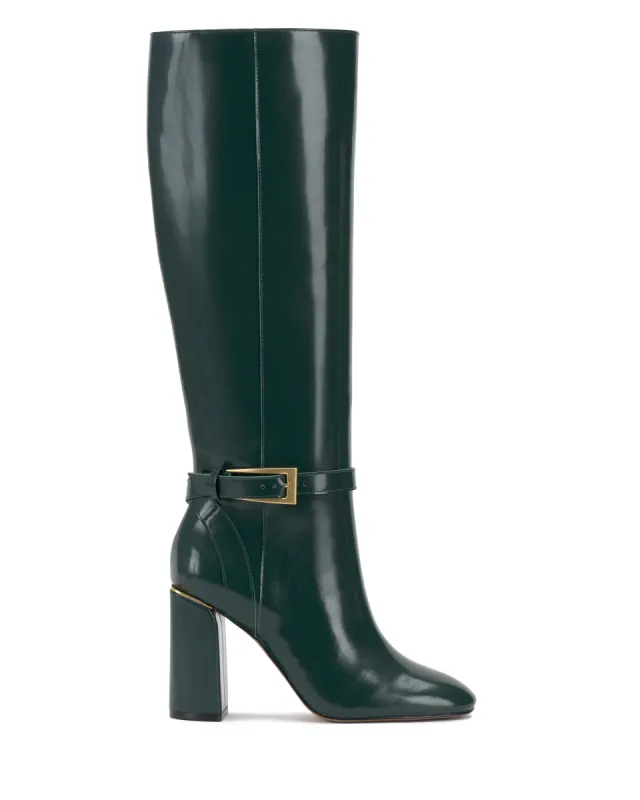 Joanel Belt Buckle Extra Wide Calf Knee High Boot sold by Vince Camuto