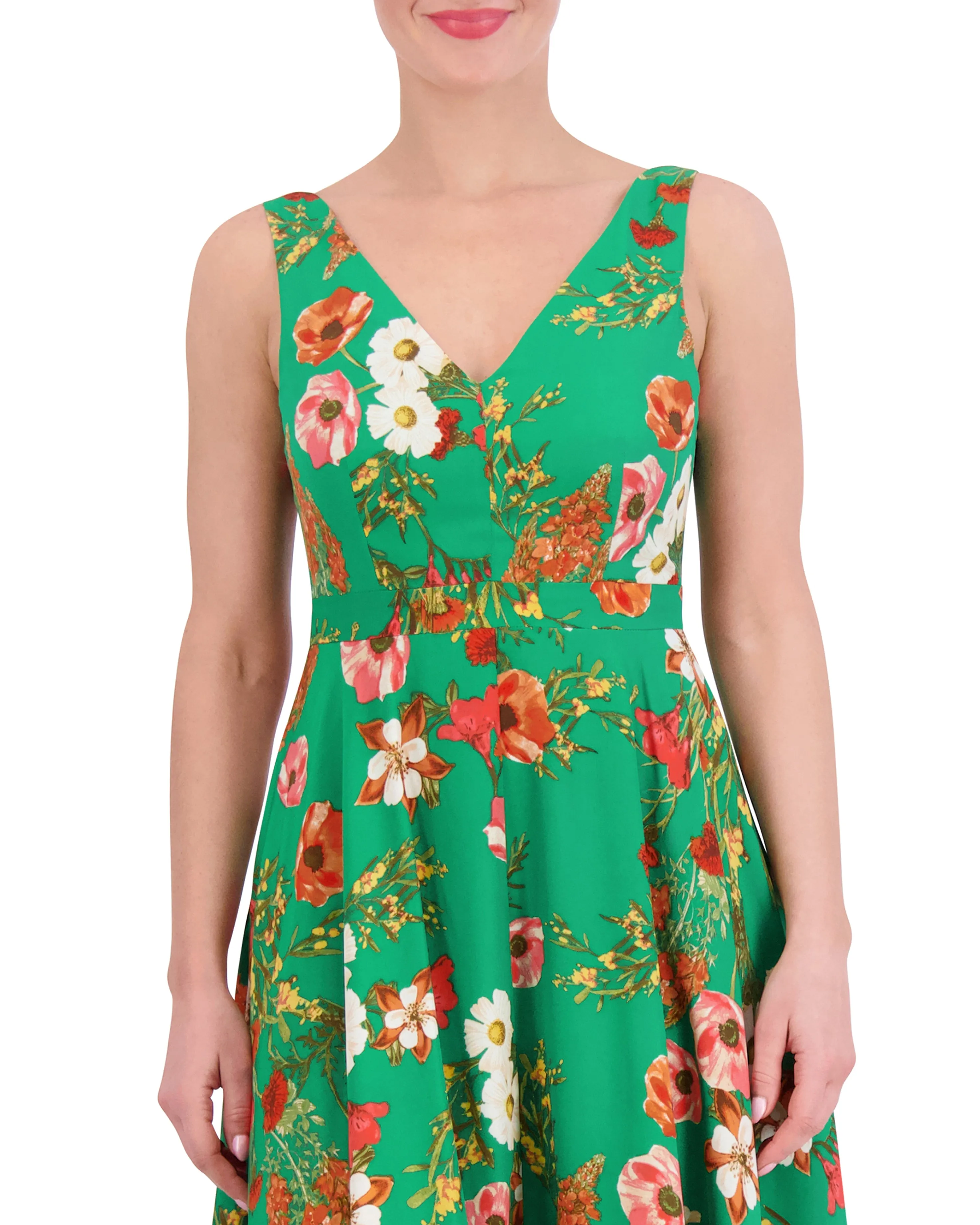 Floral-Print Handkerchief-Hem Dress sold by Vince Camuto product image thumbnail 4