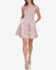 Floral Jacquard Fit-And-Flare Dress sold by Vince Camuto