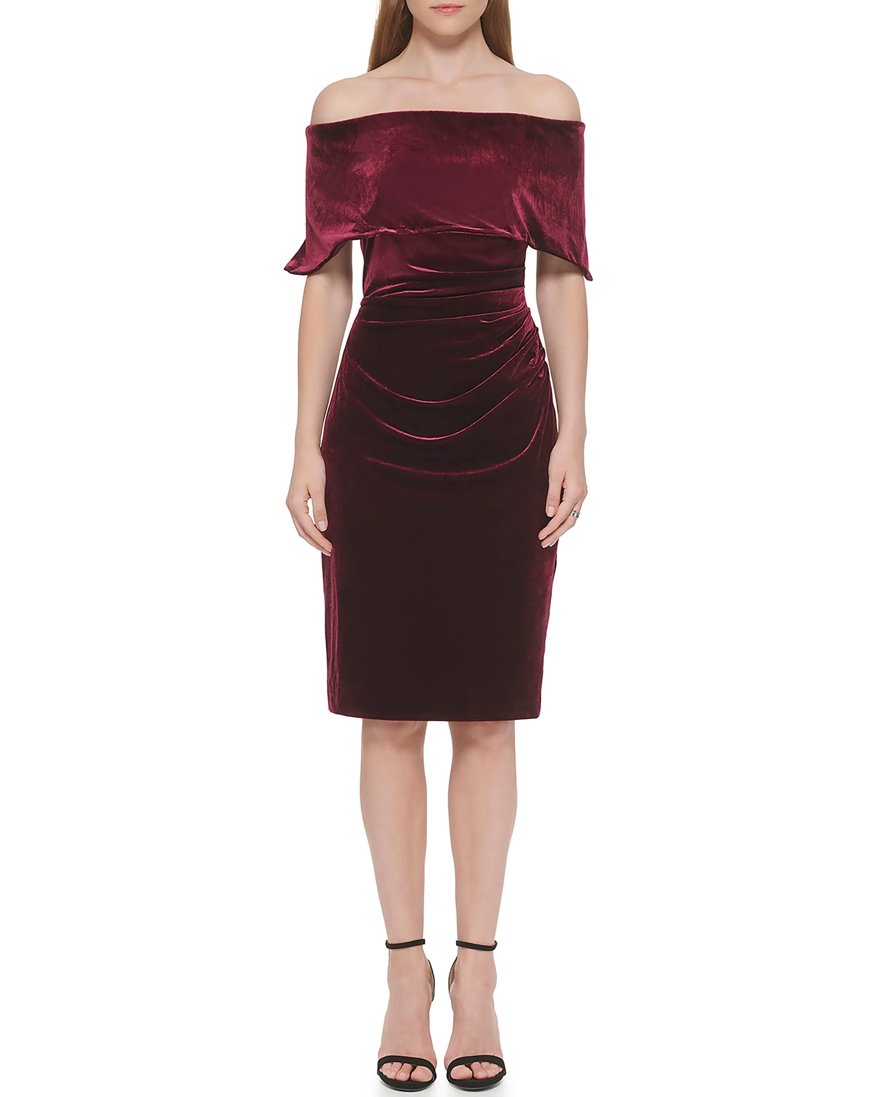 Ruched Off-The-Shoulder Dress sold by Vince Camuto