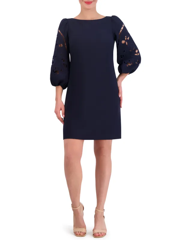 Embroidered Cutout-Sleeve Minidress sold by Vince Camuto