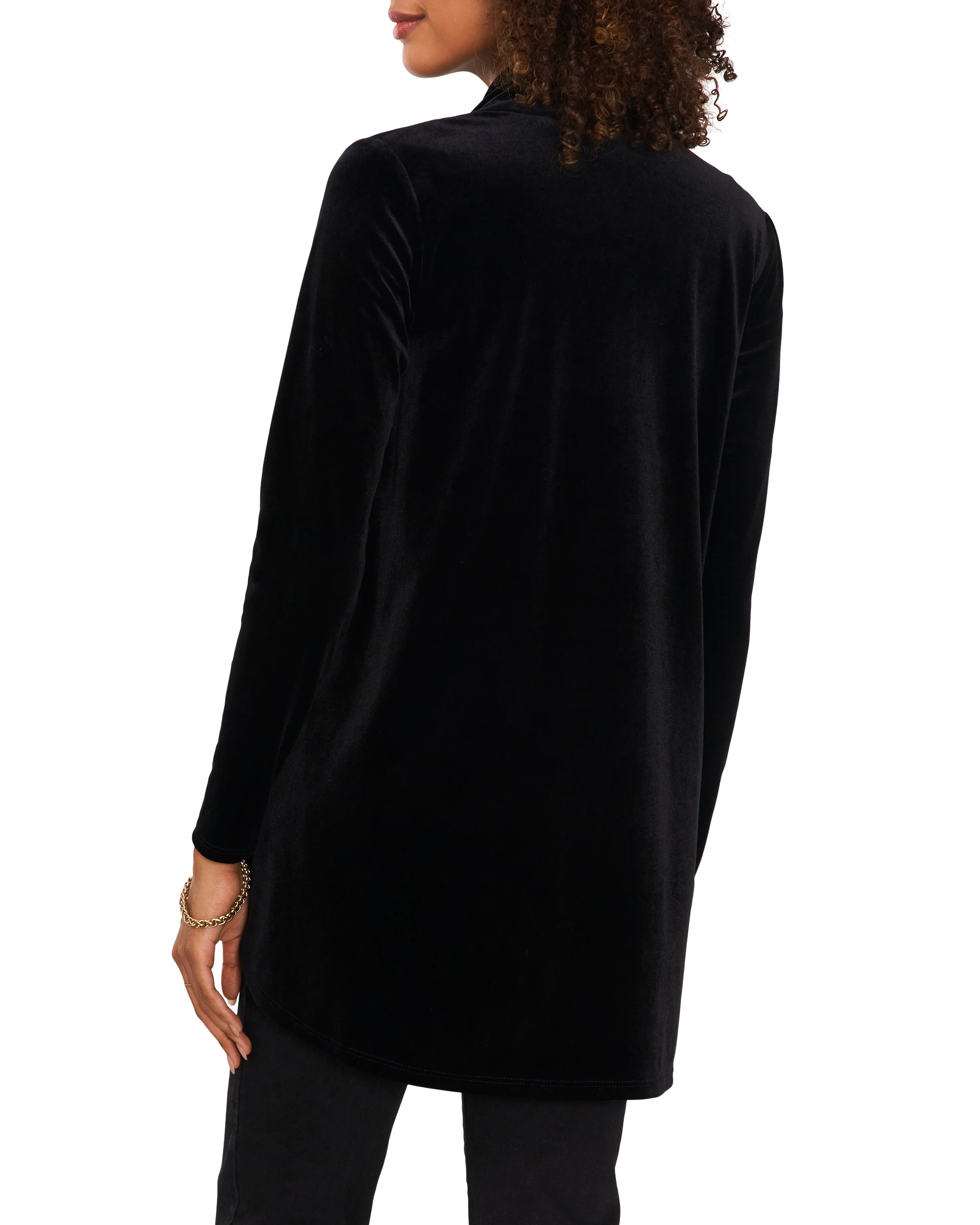 Velvet Open Front Cardigan sold by Vince Camuto product image thumbnail 2