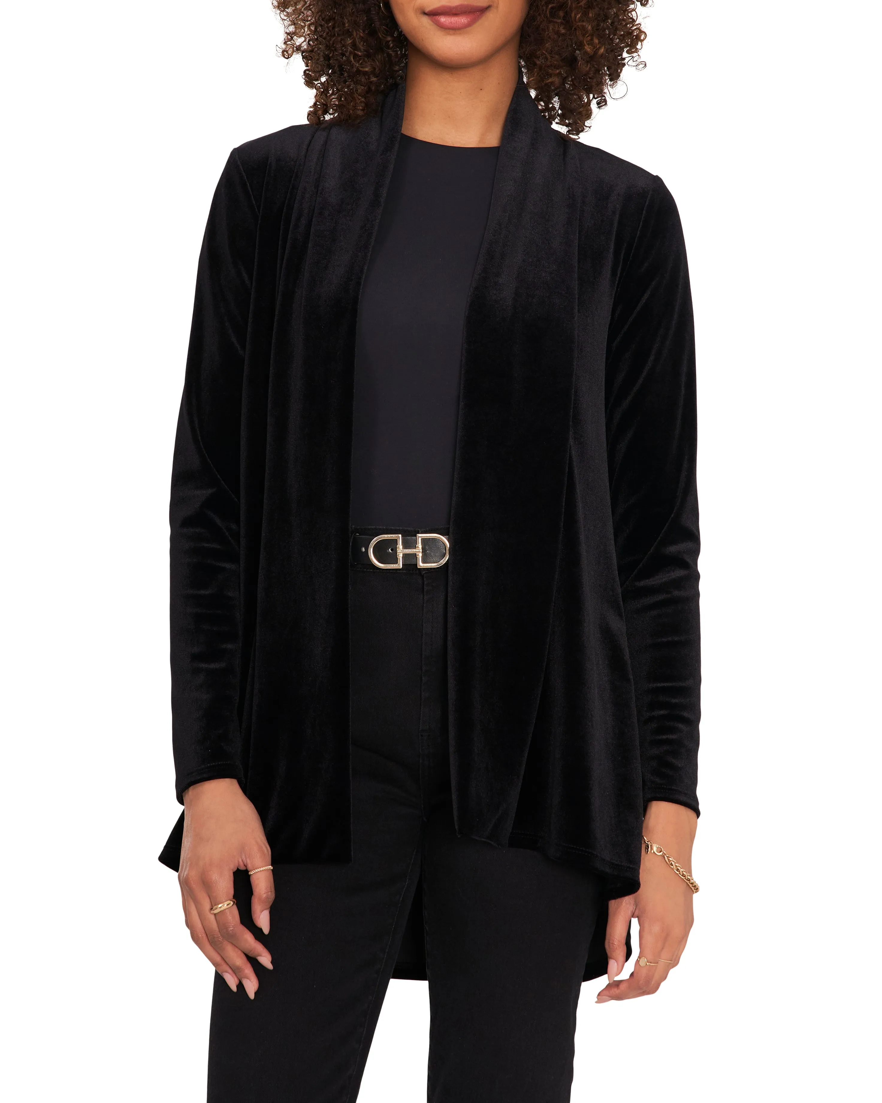 Velvet Open Front Cardigan sold by Vince Camuto