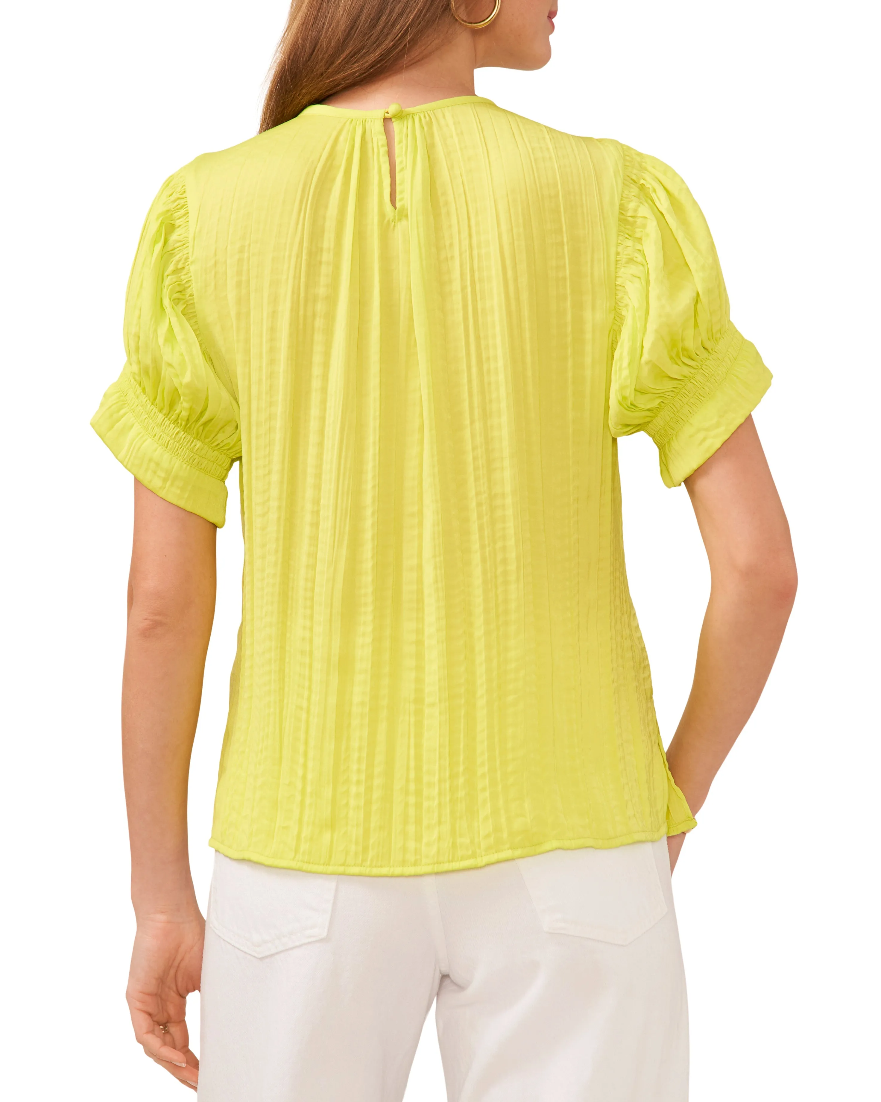 Round Neck Puff Sleeve Blouse sold by Vince Camuto product image thumbnail 2