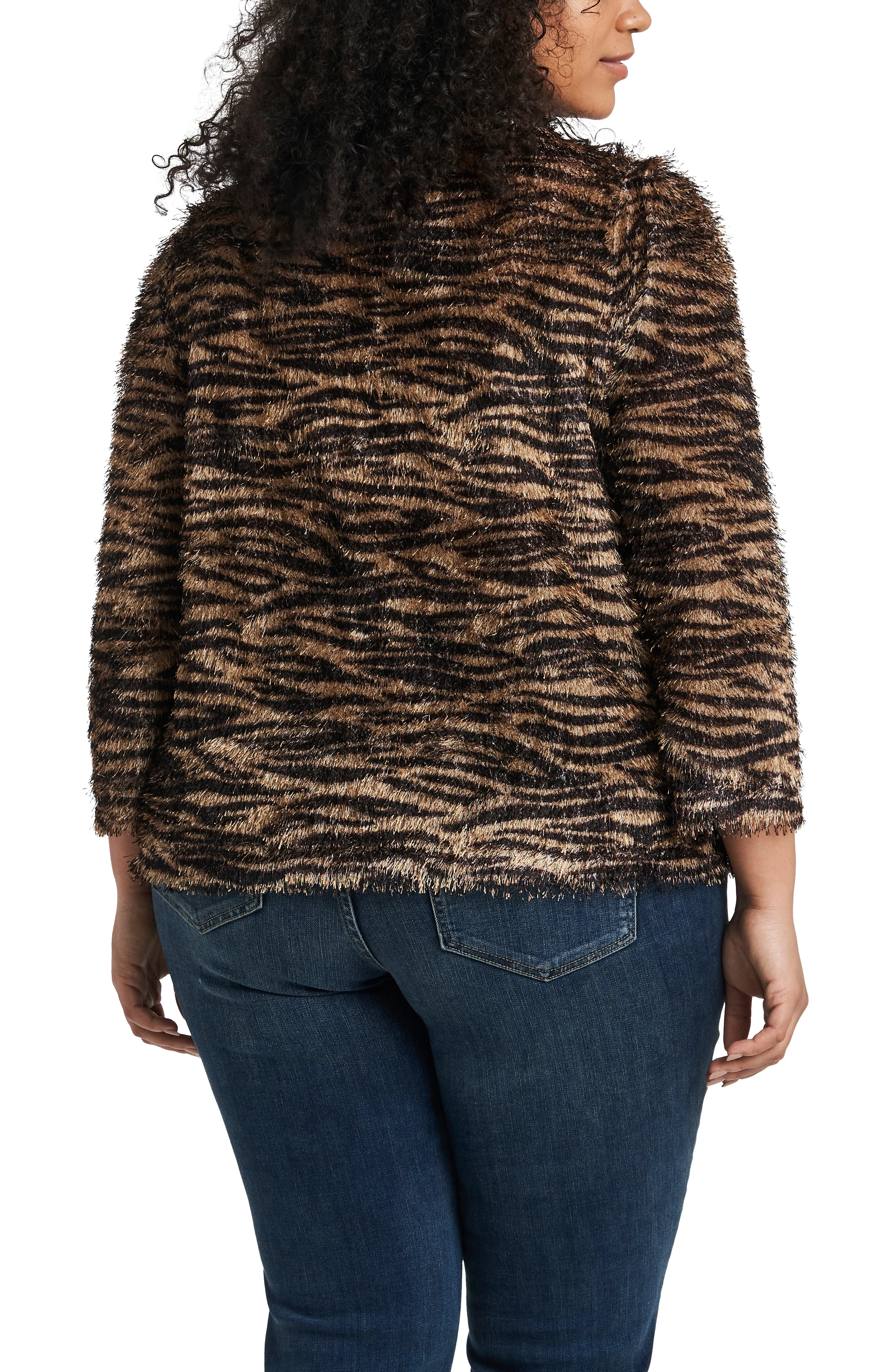 Plus-Size Long Sleeve Puff Shoulder Soft Knit Top sold by Vince Camuto product image thumbnail 2