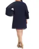 Plus-Size Tasseled Pleated-Sleeve Dress sold by Vince Camuto