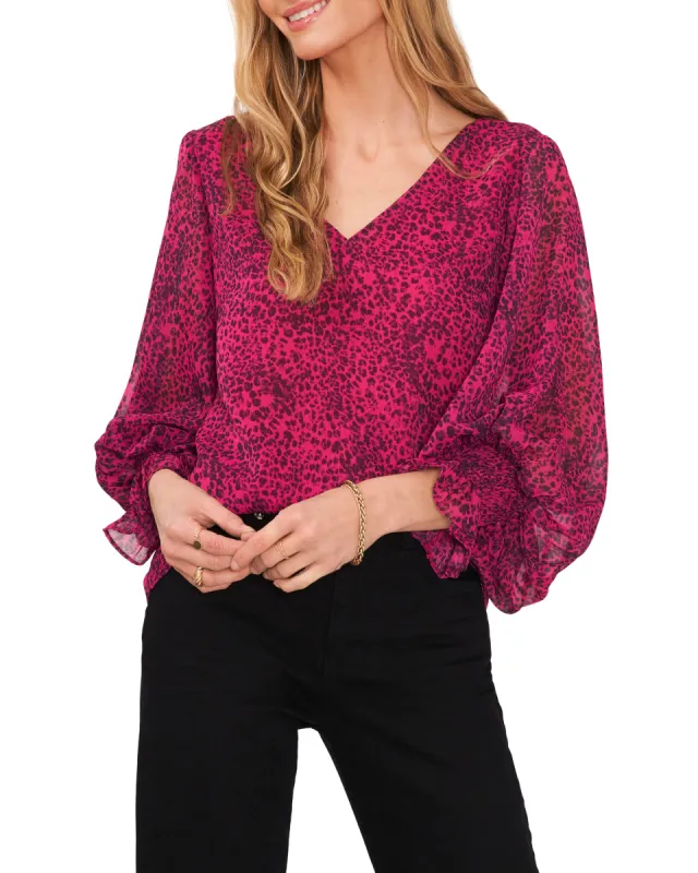Leopard Print Blouse sold by Vince Camuto