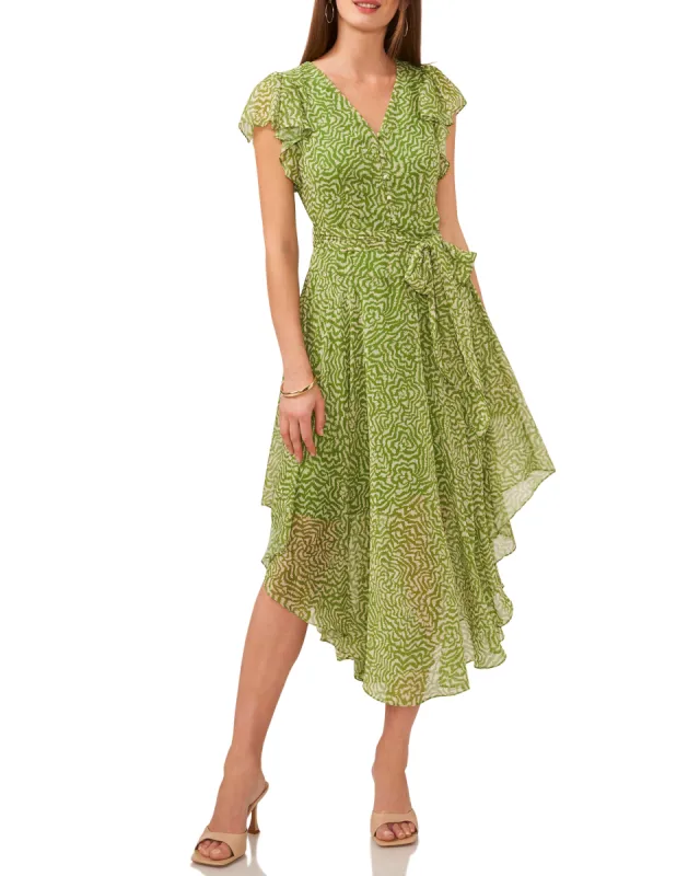 V-Neck Button Down Maxi Dress sold by Vince Camuto