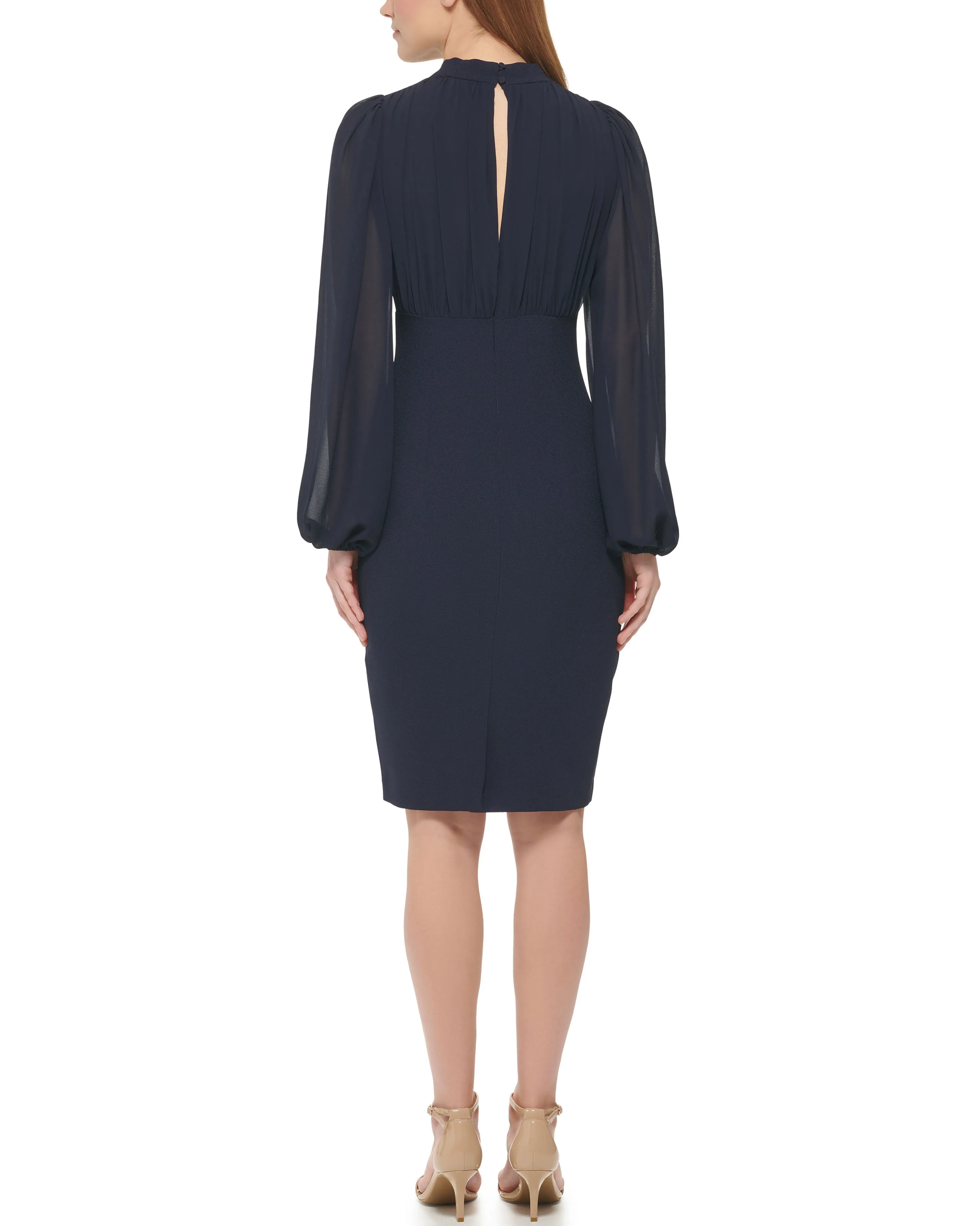 Chiffon-Sleeve Sheath sold by Vince Camuto product image thumbnail 2