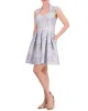 Jacquard Pleated Fit-And-Flare Dress sold by Vince Camuto