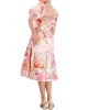 Petite Floral-Print Cotton Puff-Sleeve Dress sold by Vince Camuto