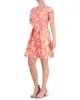Petite Floral-Jacquard Fit-And-Flare Dress sold by Vince Camuto