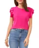 Tiered Ruffled Sleeve T-Shirt sold by Vince Camuto