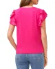 Tiered Ruffled Sleeve T-Shirt sold by Vince Camuto