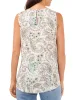 Paisley Print Sleeveless Blouse sold by Vince Camuto