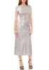 Metallic Short Sleeve Midi Dress sold by Vince Camuto
