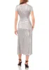 Metallic Short Sleeve Midi Dress sold by Vince Camuto