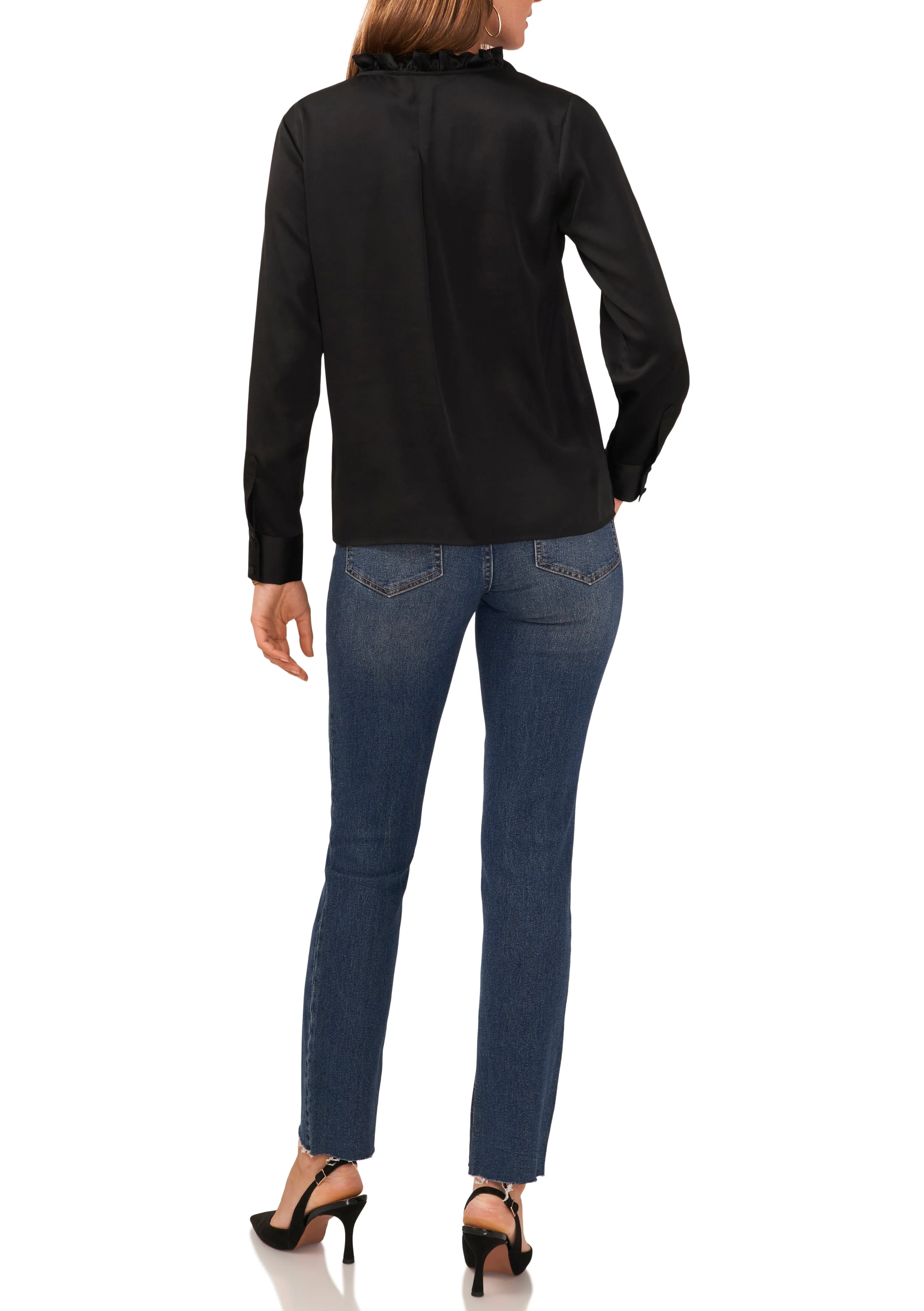 Draped Collar Tie Detail Top sold by Vince Camuto product image thumbnail 4