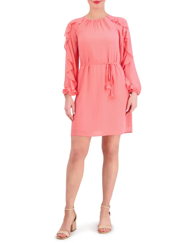 Ruffled Open-Back Dress sold by Vince Camuto