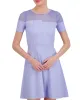 Ribbed-Bodice Fit-And-Flare Dress sold by Vince Camuto