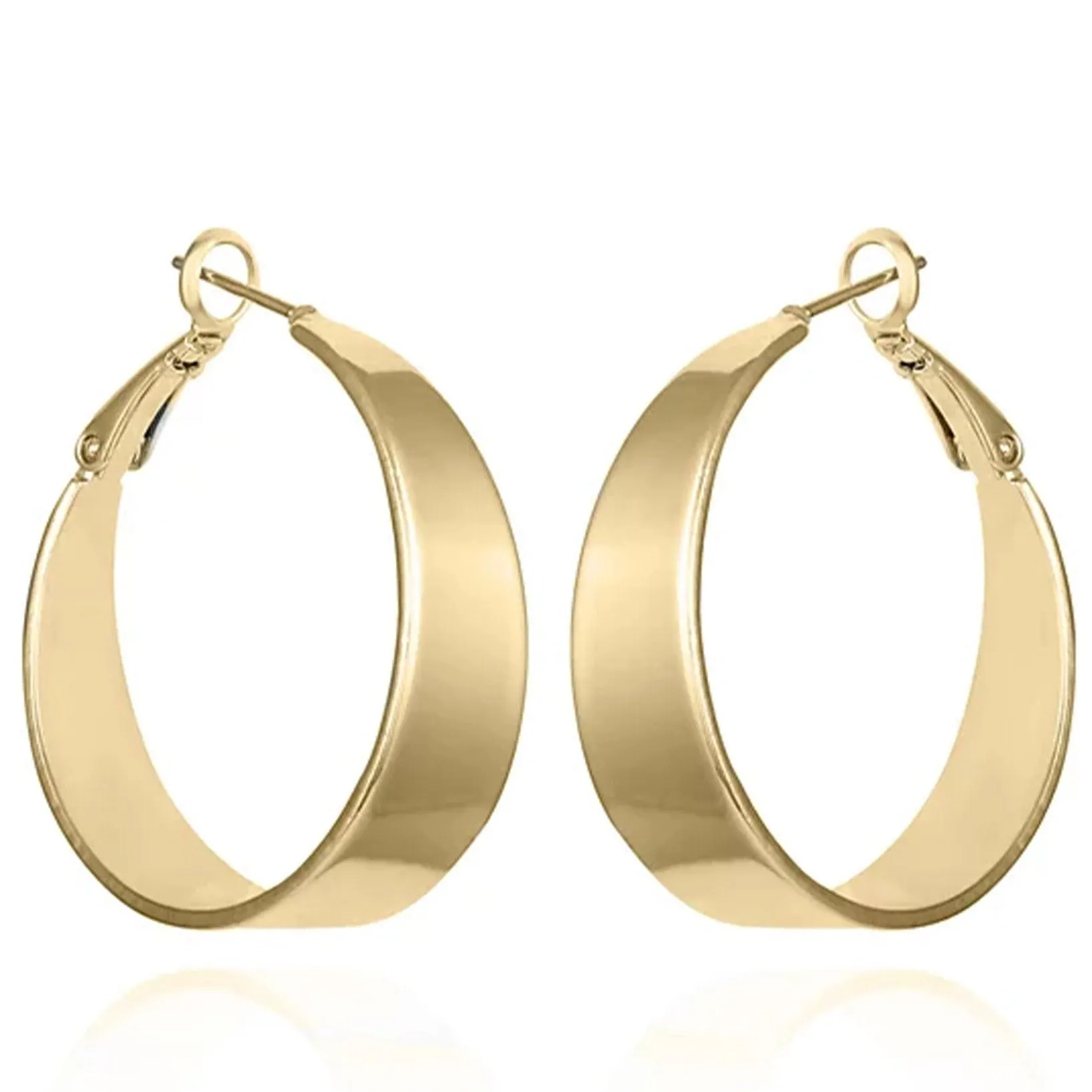 Band Thick Hoop Earrings sold by Vince Camuto product image thumbnail 2