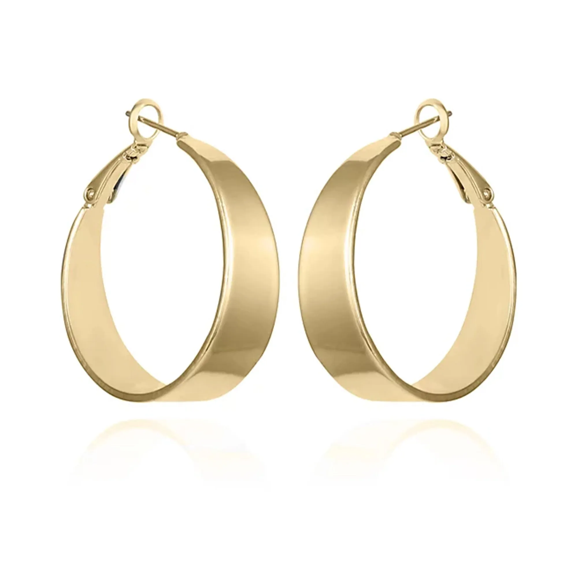 Band Thick Hoop Earrings sold by Vince Camuto