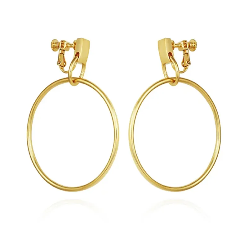 Drop Hoop Clip On Earrings sold by Vince Camuto