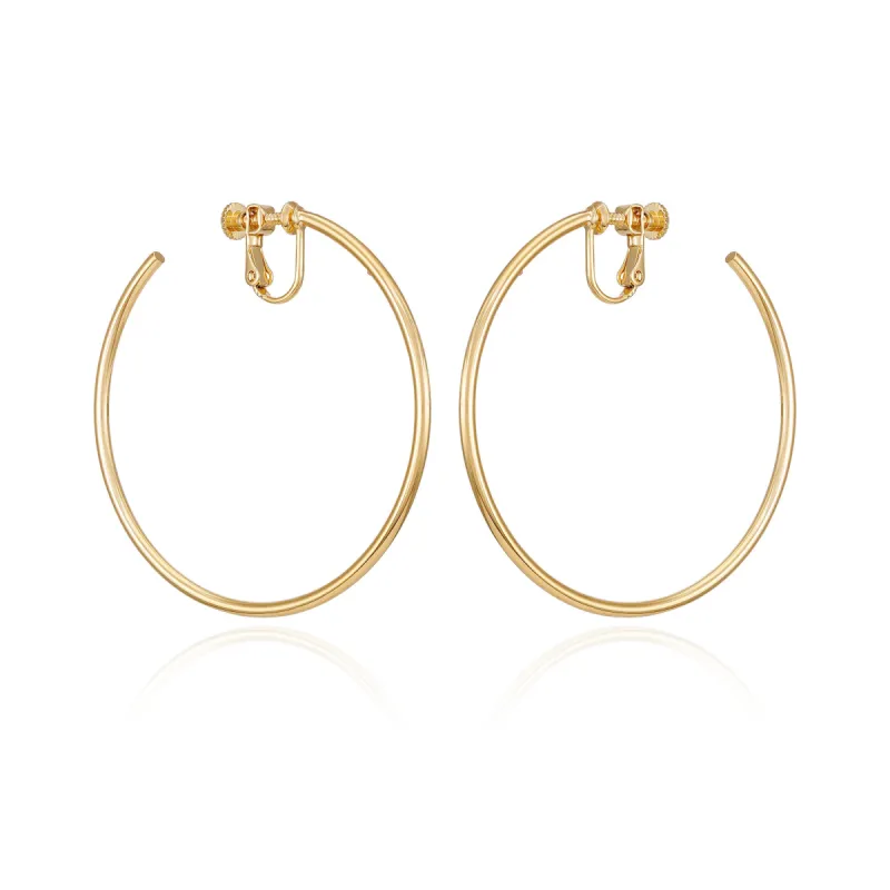 Large Open Hoop Clip On Earrings sold by Vince Camuto