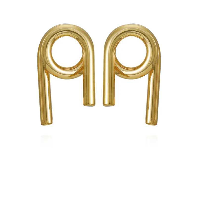 Goldtone Short Twisted Drop Earrings sold by Vince Camuto