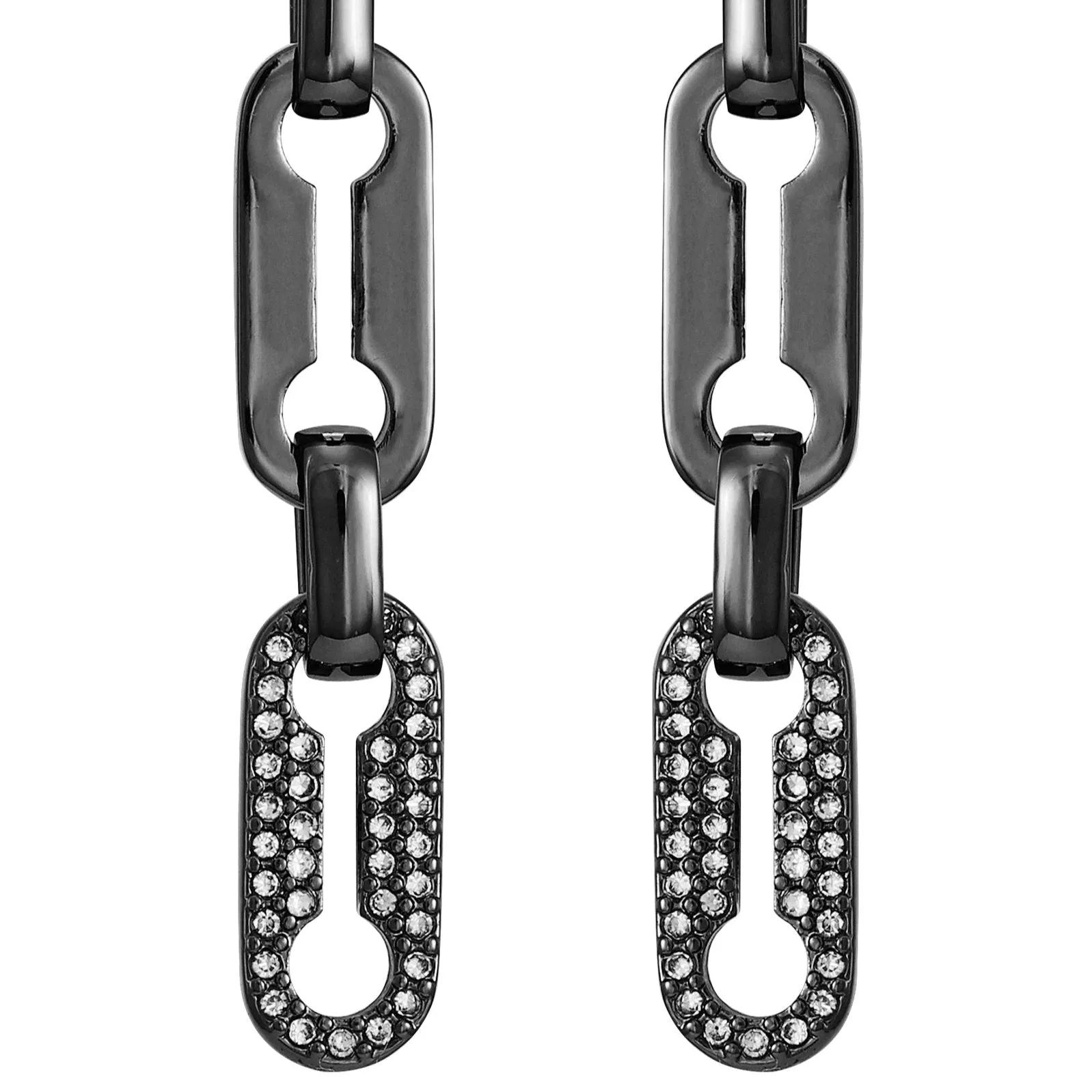 Hematite Link Dangle Drop Earrings sold by Vince Camuto product image thumbnail 2