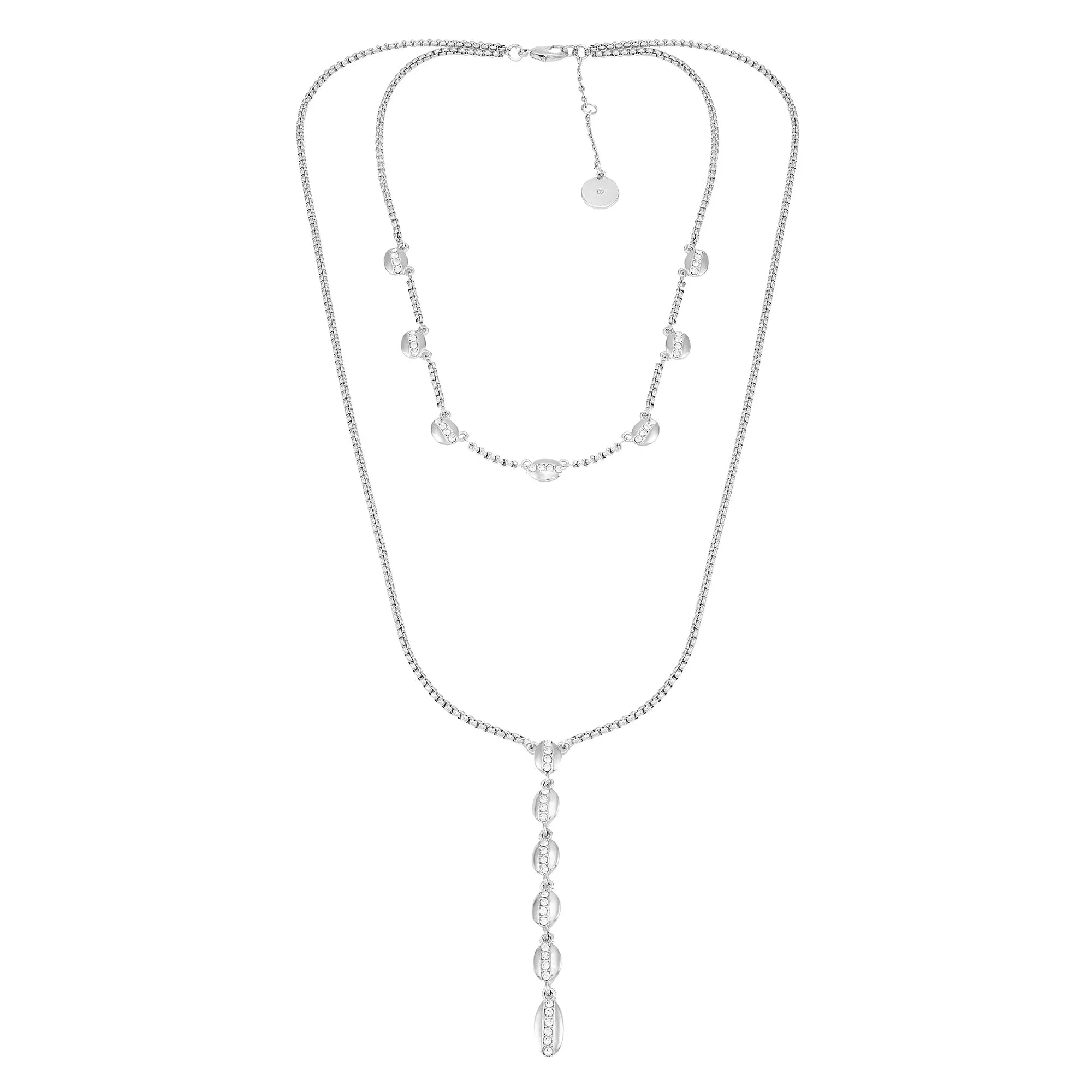 Crystal Layered Necklace sold by Vince Camuto product image thumbnail 3
