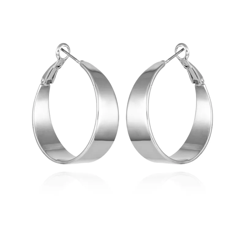 Band Thick Hoop Earrings sold by Vince Camuto