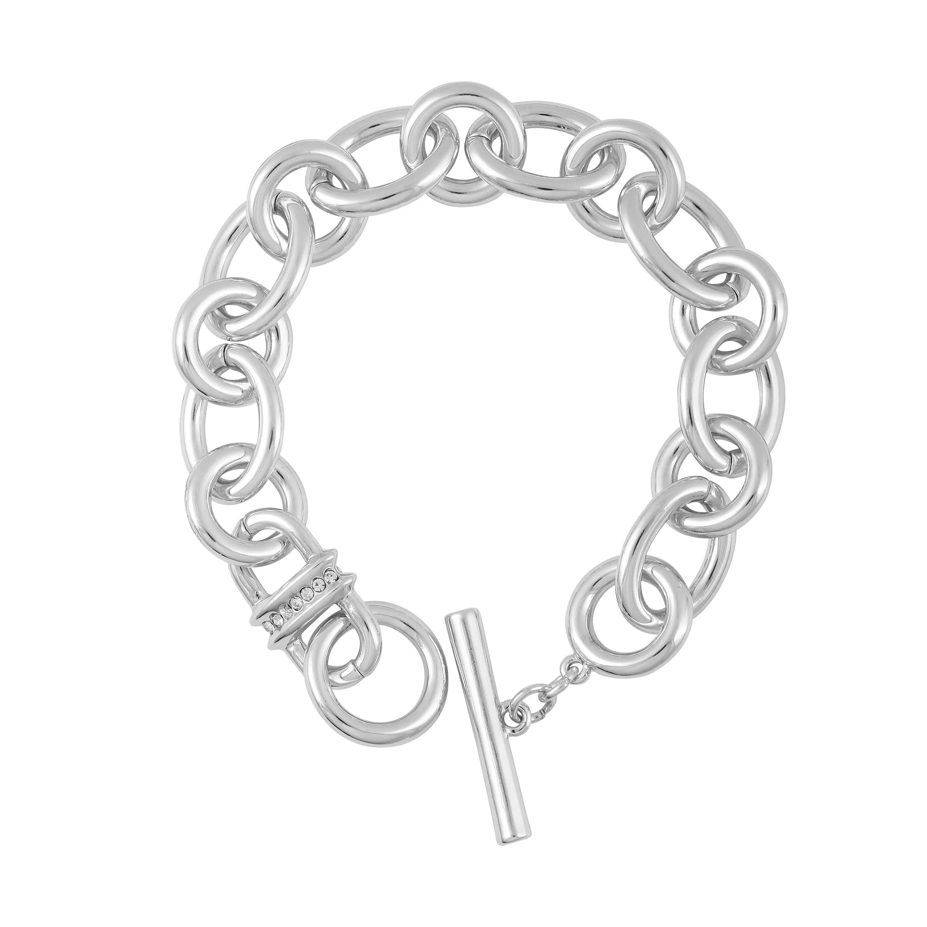 Silvertone Chain Link Toggle Bracelet sold by Vince Camuto
