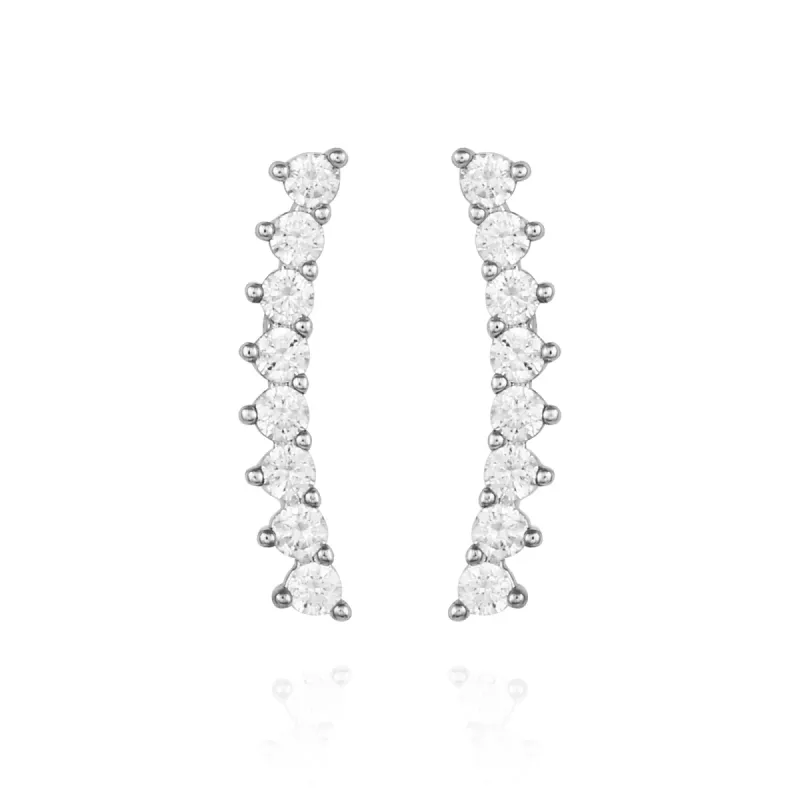 Cubic Zirconia Climber Earrings sold by Vince Camuto