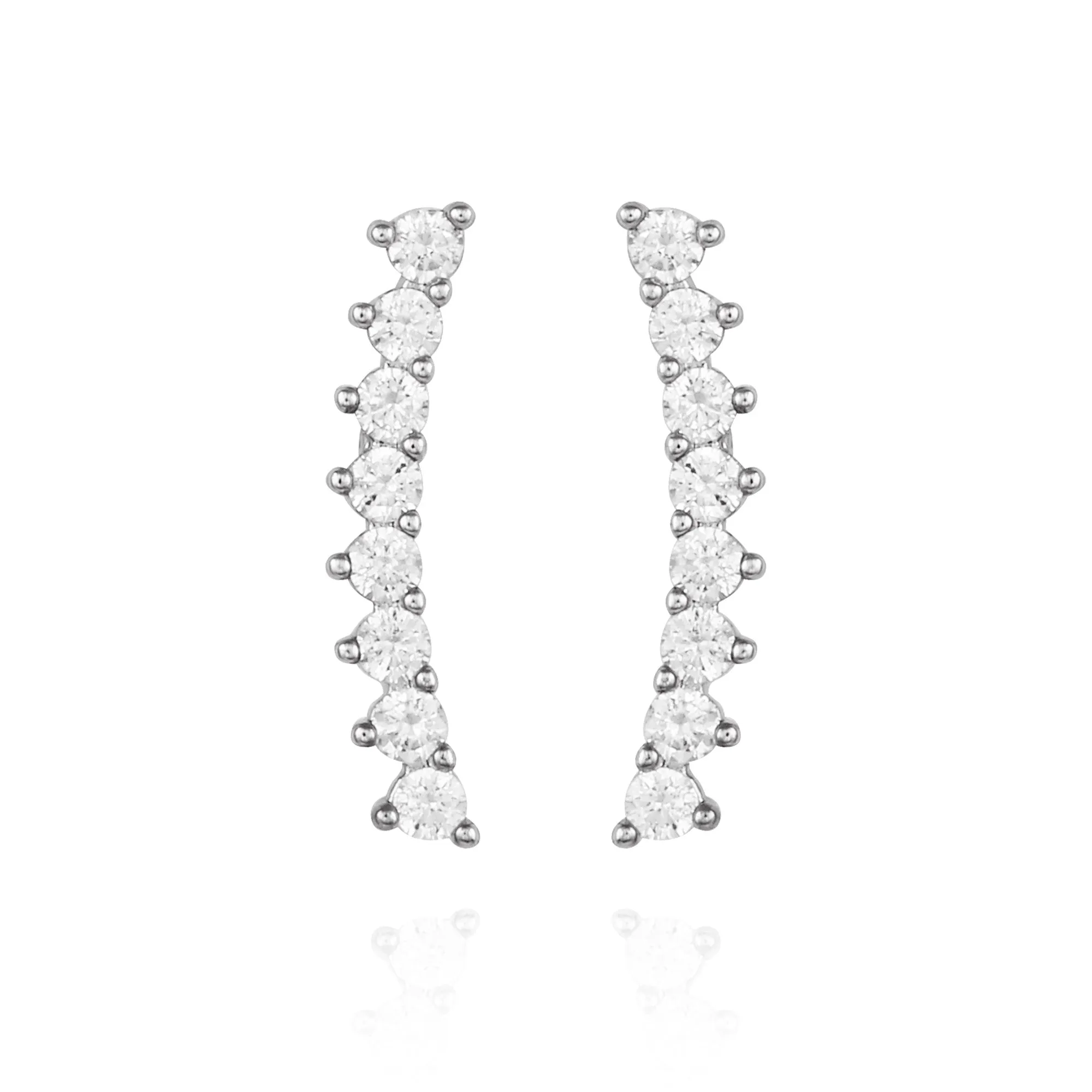 Cubic Zirconia Climber Earrings sold by Vince Camuto