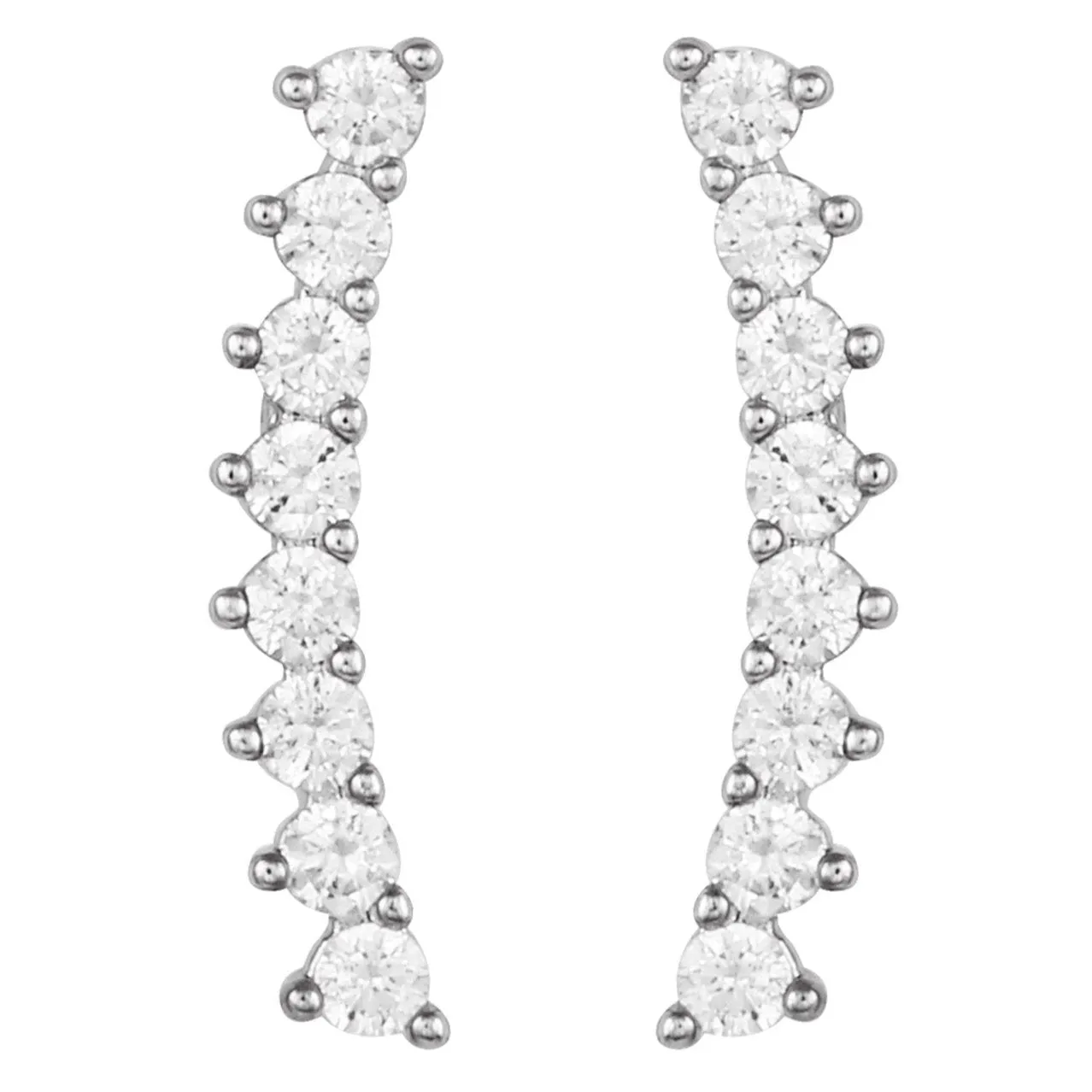 Cubic Zirconia Climber Earrings sold by Vince Camuto product image thumbnail 2