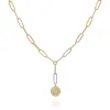 Two Tone Coin Pendant Y Necklace sold by Vince Camuto