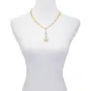 Two Tone Coin Pendant Y Necklace sold by Vince Camuto