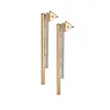 Two Tone Glass Stone Bar Drop Earrings sold by Vince Camuto