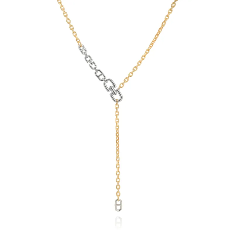 Two Tone Cable Chain Y Necklace sold by Vince Camuto
