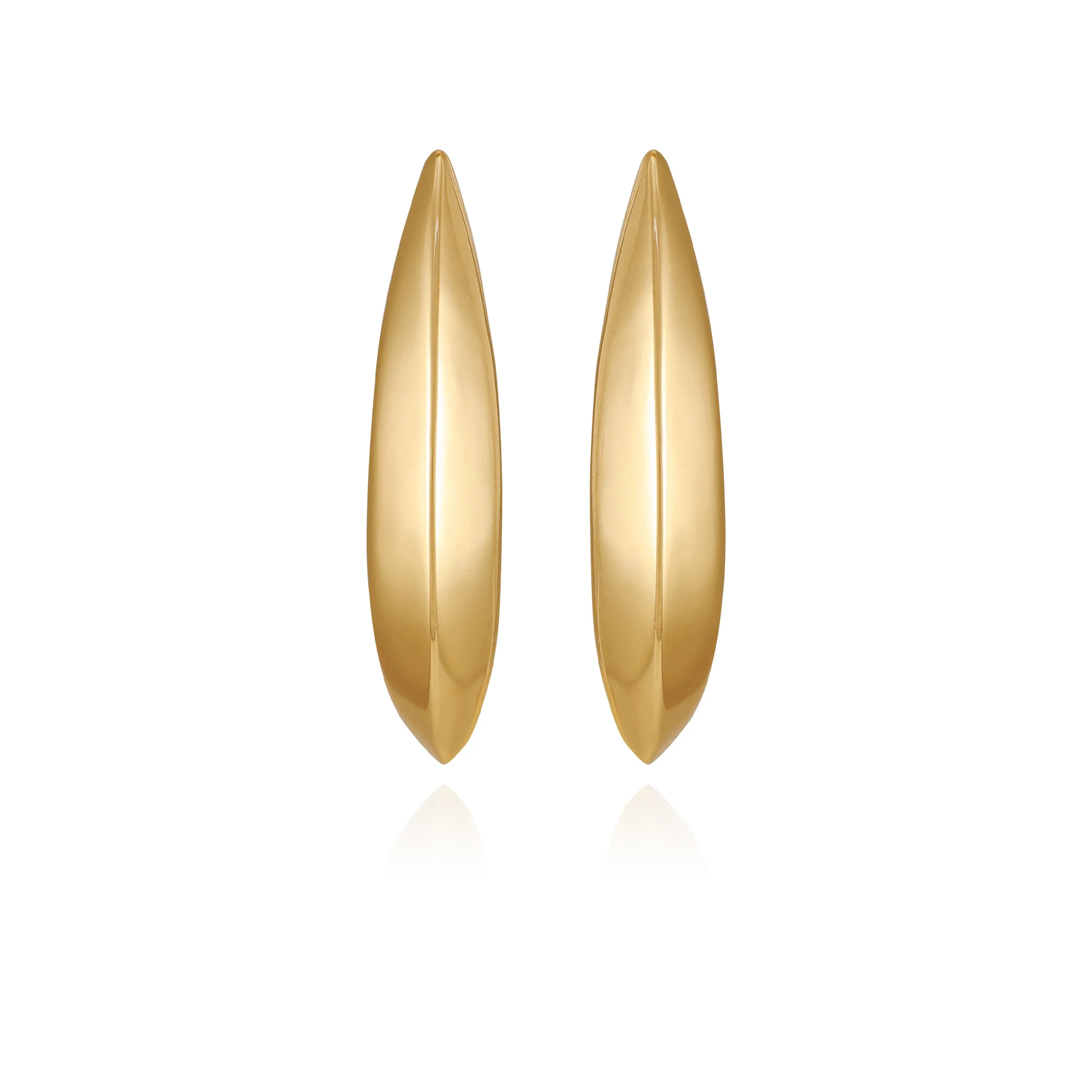 Goldtone Gilded Leaf Earrings sold by Vince Camuto
