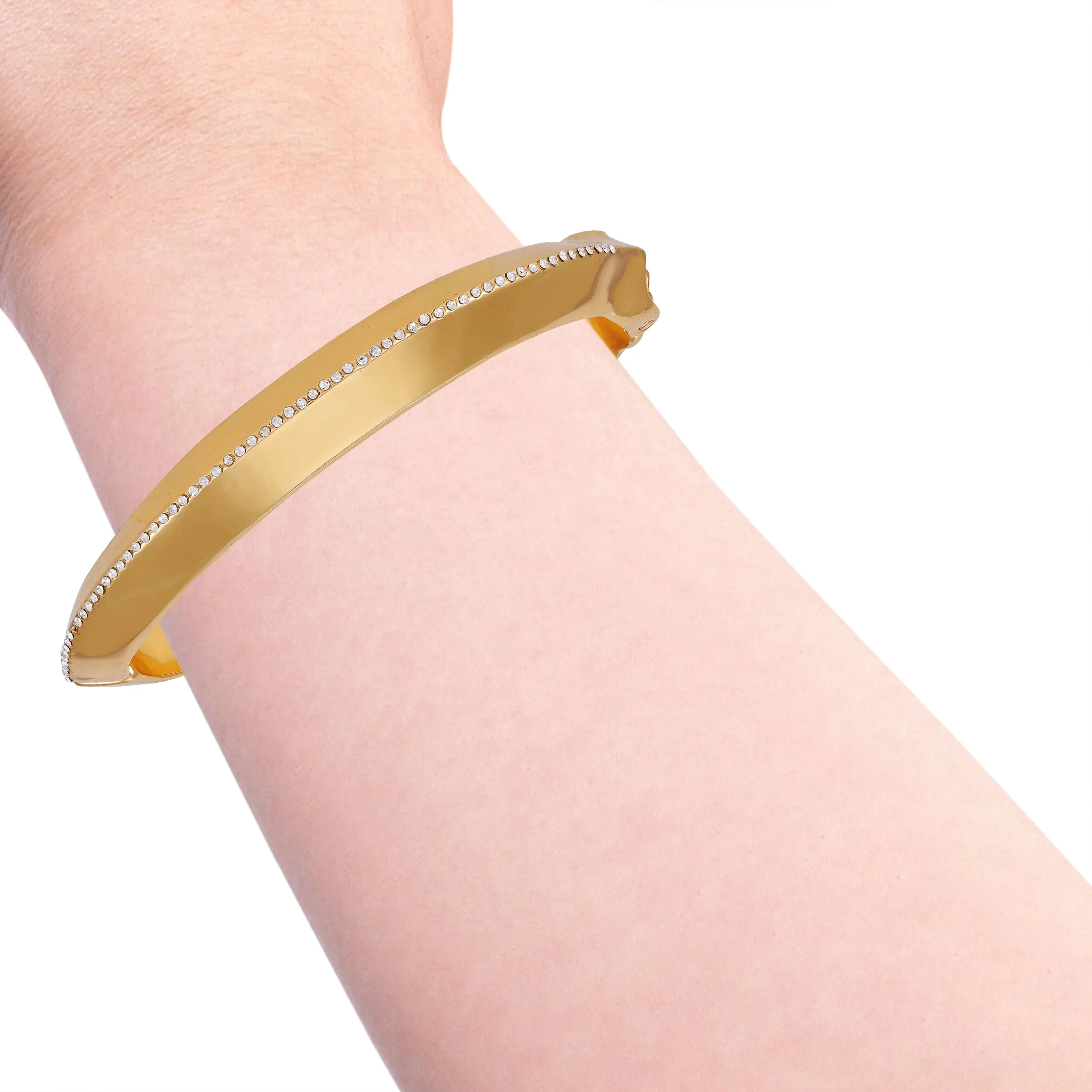 Goldtone Crystal Stone Hinge Bracelet sold by Vince Camuto product image thumbnail 2