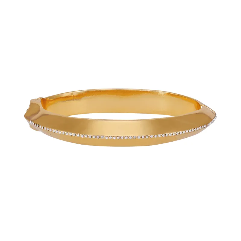 Goldtone Crystal Stone Hinge Bracelet sold by Vince Camuto