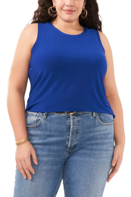 Plus-Size Keyhole Back Tank Top sold by Vince Camuto