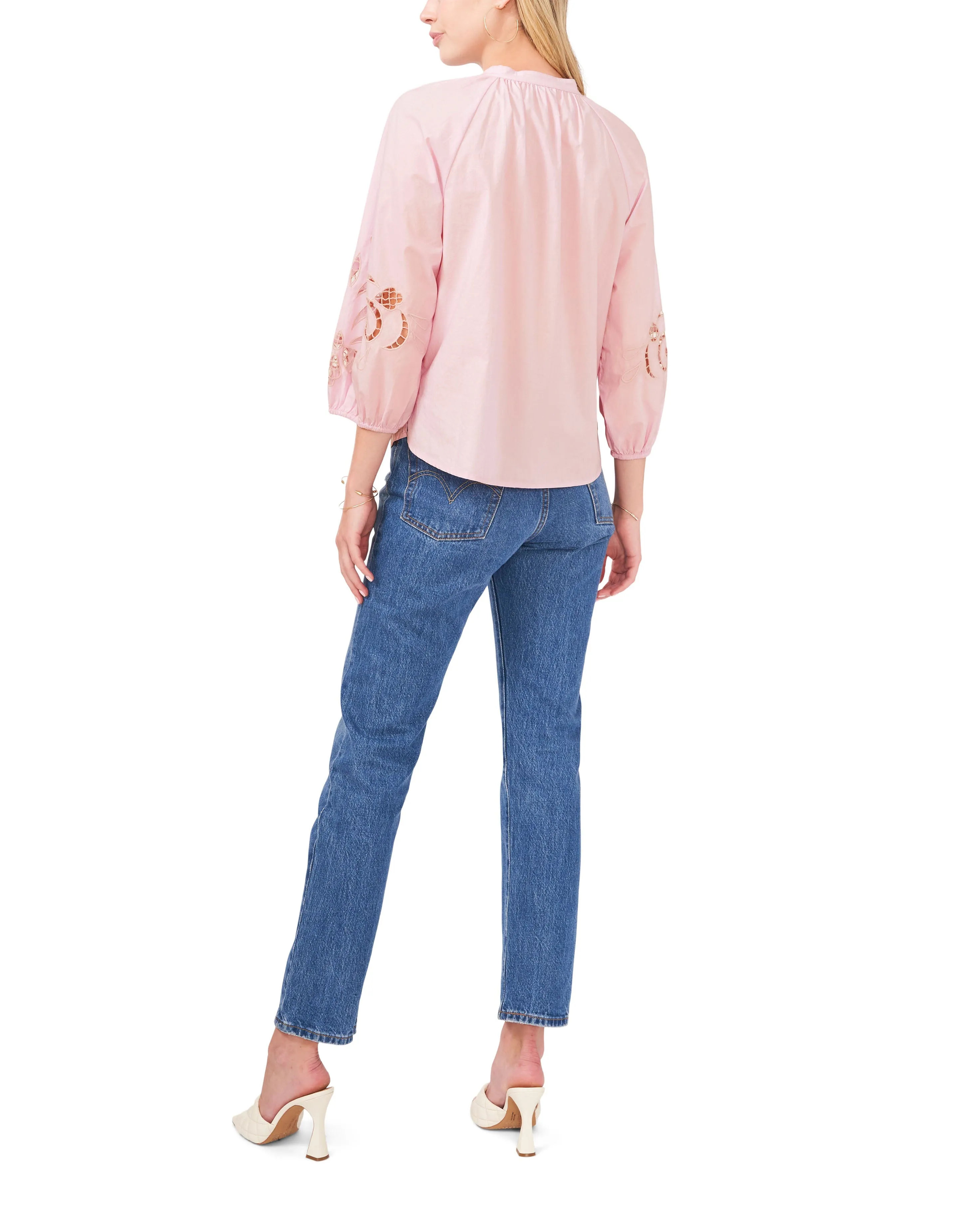 Openwork-Detail Shirt sold by Vince Camuto product image thumbnail 2