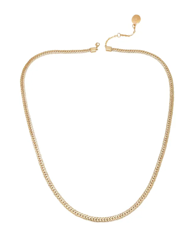 Goldtone Fancy Curb Necklace sold by Vince Camuto