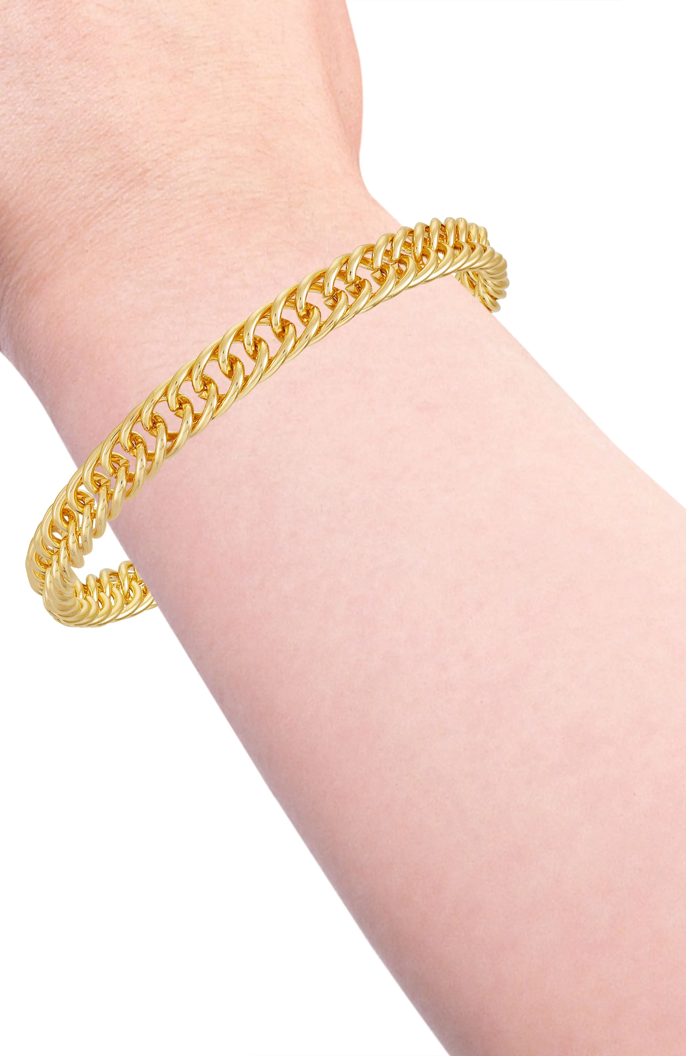 Goldtone & Crystal Toggle Chain Bracelet sold by Vince Camuto product image thumbnail 3