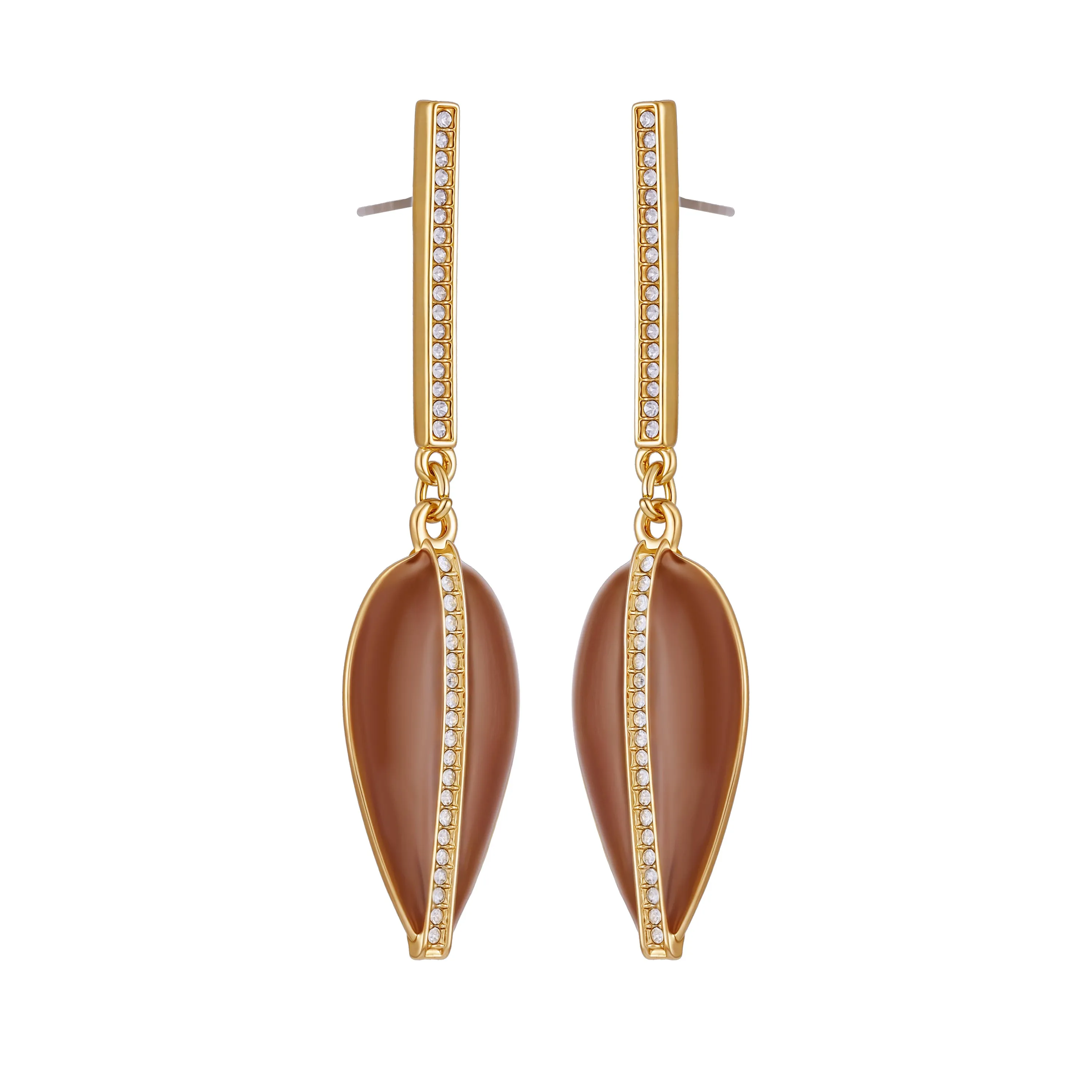Gold Tone Drop Earrings sold by Vince Camuto product image thumbnail 2