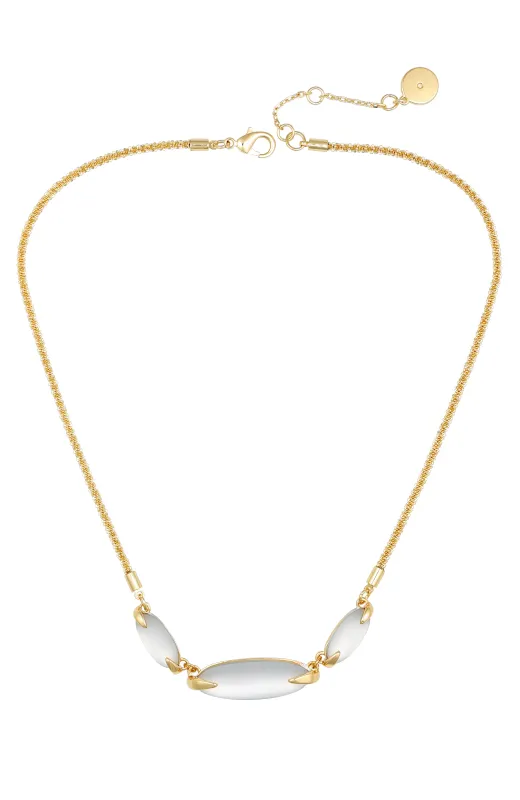 Goldtone Stone Collar Necklace sold by Vince Camuto