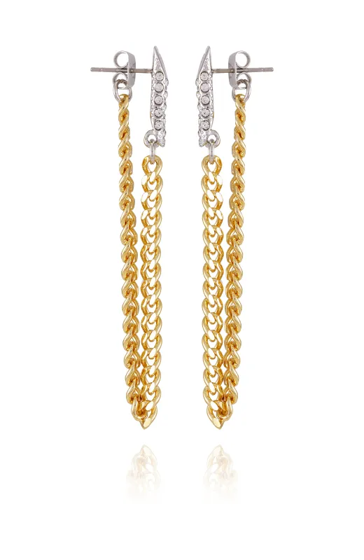 Crystal Stone Chain Drop Statement Earrings sold by Vince Camuto